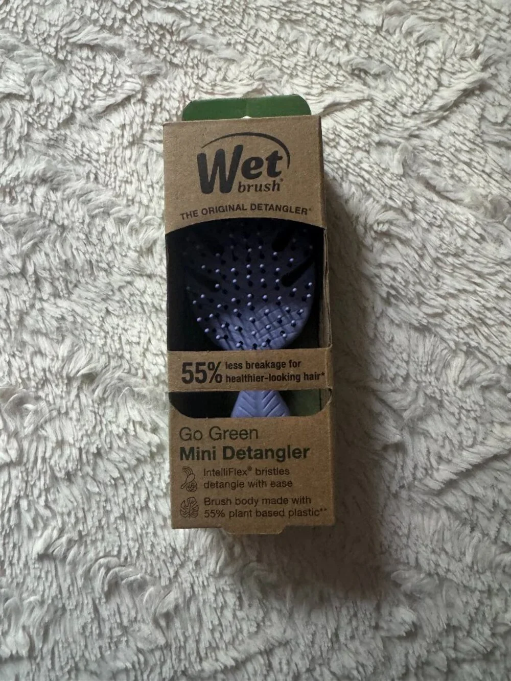 Wet Brush Go Green Mini Detangler Hair Brush  NEW